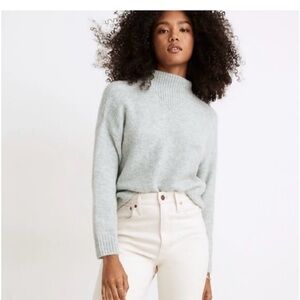 Madewell Light Gray Turtleneck Sweater
